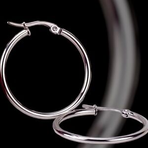 14k Gold filled hoops 40mm